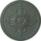 Ekena Millwork Milton Ceiling Medallion (Fits Canopies up to 7 7/8"), 40 5/8"OD x 1 3/4"P, Cloud Burst Crackle CM40MICBC - alternate 1